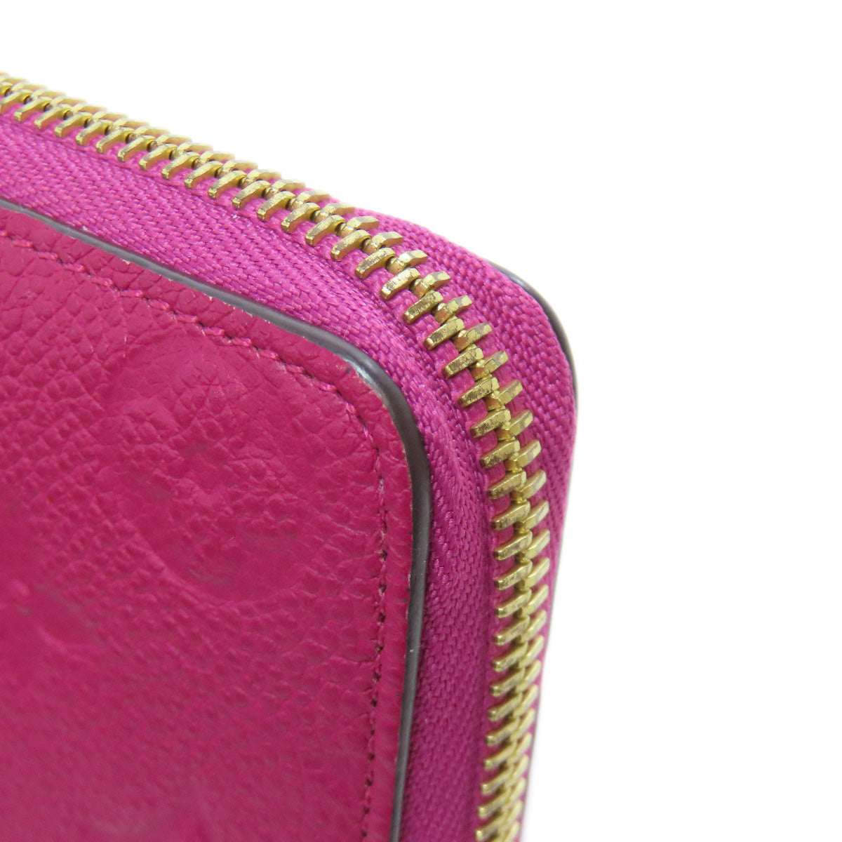 LOUIS VUITTON Long Wallet Purse M61701 Ann Platt purple Portefeuille Clemence Women Used Authentic