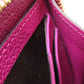LOUIS VUITTON Long Wallet Purse M61701 Ann Platt purple Portefeuille Clemence Women Used Authentic