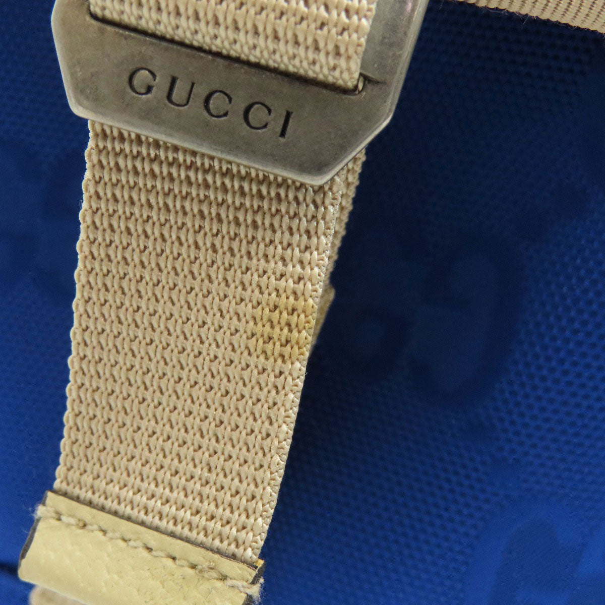 GUCCI Backpack 626160 Nylon blue gucci off the grid Women Used Authentic
