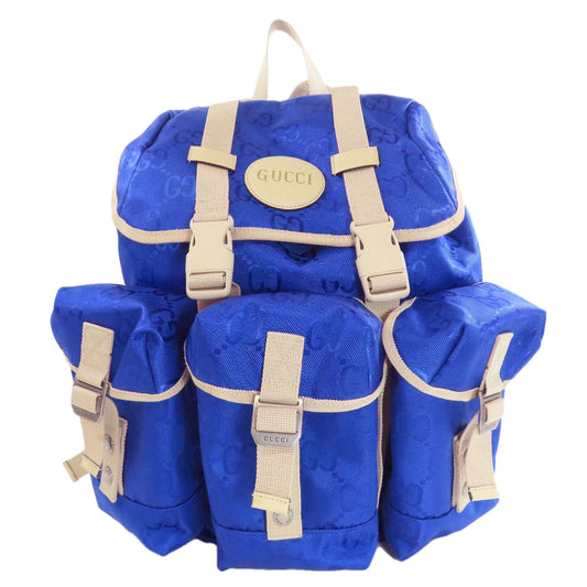GUCCI Backpack 626160 Nylon blue gucci off the grid Women Used Authentic