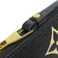 LOUIS VUITTON Long Wallet Purse M80481 Ann Platt black Zippy wallet bicolor Women(Unisex) Used Authentic