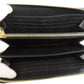 LOUIS VUITTON Long Wallet Purse M80481 Ann Platt black Zippy wallet bicolor Women(Unisex) Used Authentic