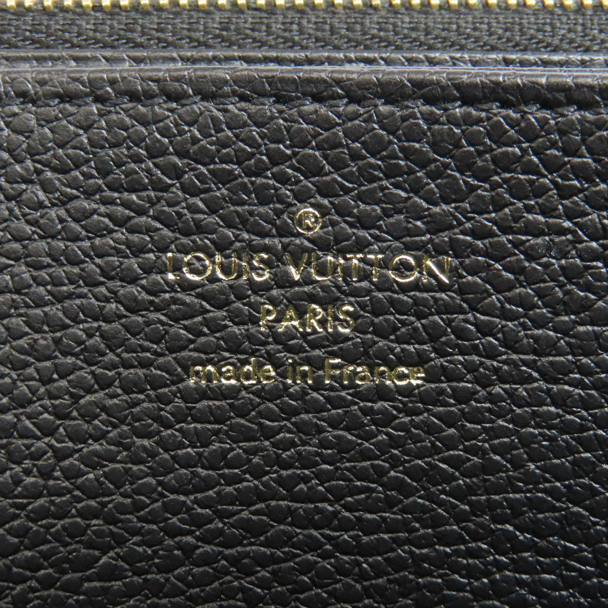 LOUIS VUITTON Long Wallet Purse M80481 Ann Platt black Zippy wallet bicolor Women(Unisex) Used Authentic