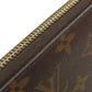 LOUIS VUITTON Long Wallet Purse M41895 Monogram canvas Brown Zippy wallet Women(Unisex) Used Authentic