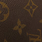 LOUIS VUITTON Long Wallet Purse M41895 Monogram canvas Brown Zippy wallet Women(Unisex) Used Authentic