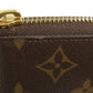 LOUIS VUITTON Long Wallet Purse M60744 Monogram canvas Brown Portefeuille Clemence mens(Unisex) Used Authentic