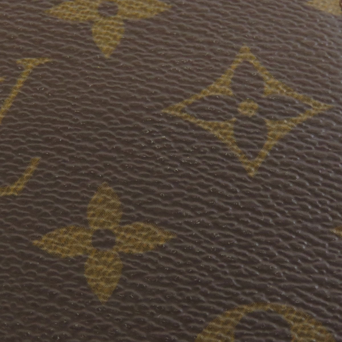 LOUIS VUITTON Long Wallet Purse M60744 Monogram canvas Brown Portefeuille Clemence mens(Unisex) Used Authentic