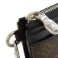 LOUIS VUITTON Long Wallet Purse M69407 Monogram macacer Brown Zippy Dragonne Women(Unisex) Used Authentic