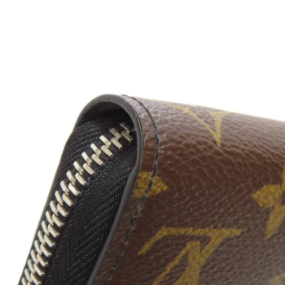 LOUIS VUITTON Long Wallet Purse M69407 Monogram macacer Brown Zippy Dragonne Women(Unisex) Used Authentic