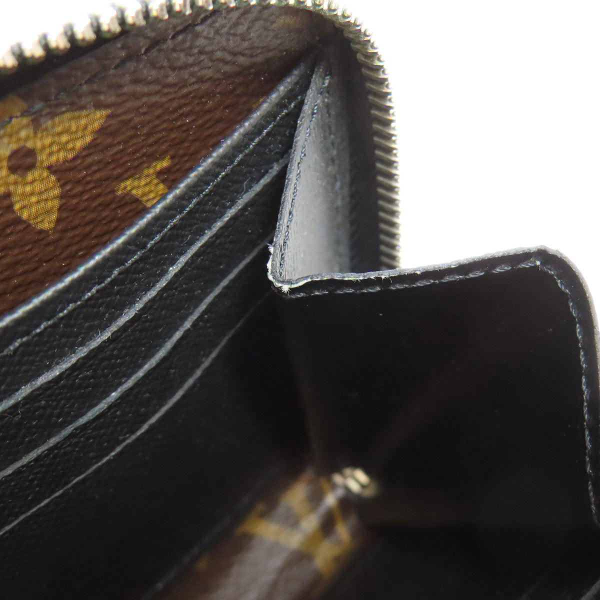 LOUIS VUITTON Long Wallet Purse M69407 Monogram macacer Brown Zippy Dragonne Women(Unisex) Used Authentic