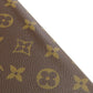 LOUIS VUITTON Long Wallet Purse M42616 Monogram canvas Brown Zippy wallet Women(Unisex) Used Authentic