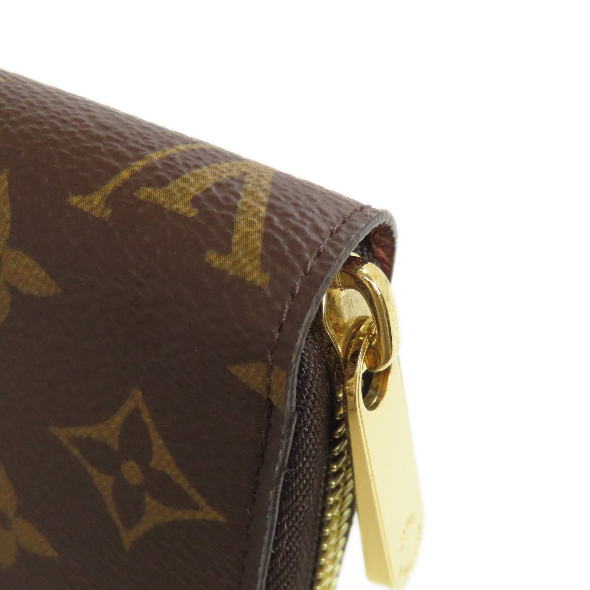 LOUIS VUITTON Long Wallet Purse M42616 Monogram canvas Brown Zippy wallet Women(Unisex) Used Authentic