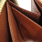 LOUIS VUITTON Long Wallet Purse M42616 Monogram canvas Brown Zippy wallet Women(Unisex) Used Authentic