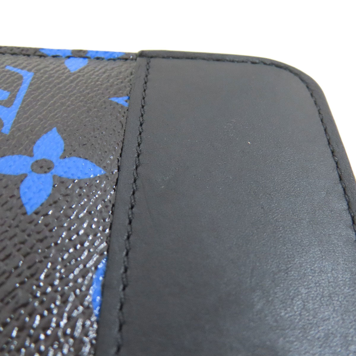 LOUIS VUITTON Long Wallet Purse M67235 Monogram canvas black Zippy wallet mens Used Authentic