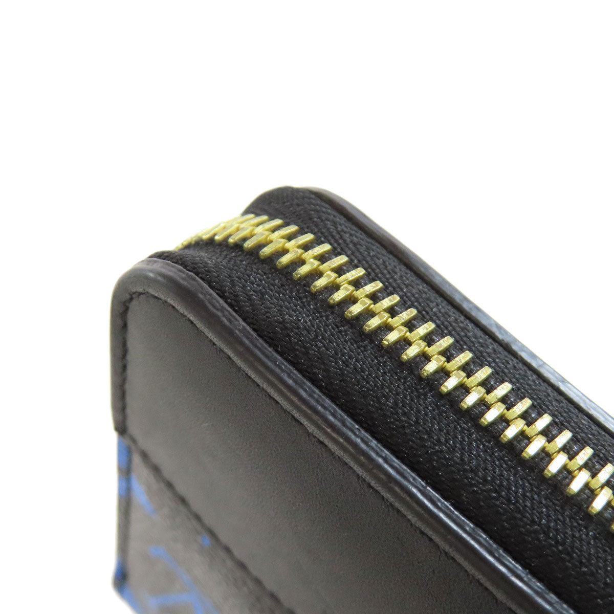 LOUIS VUITTON Long Wallet Purse M67235 Monogram canvas black Zippy wallet mens Used Authentic