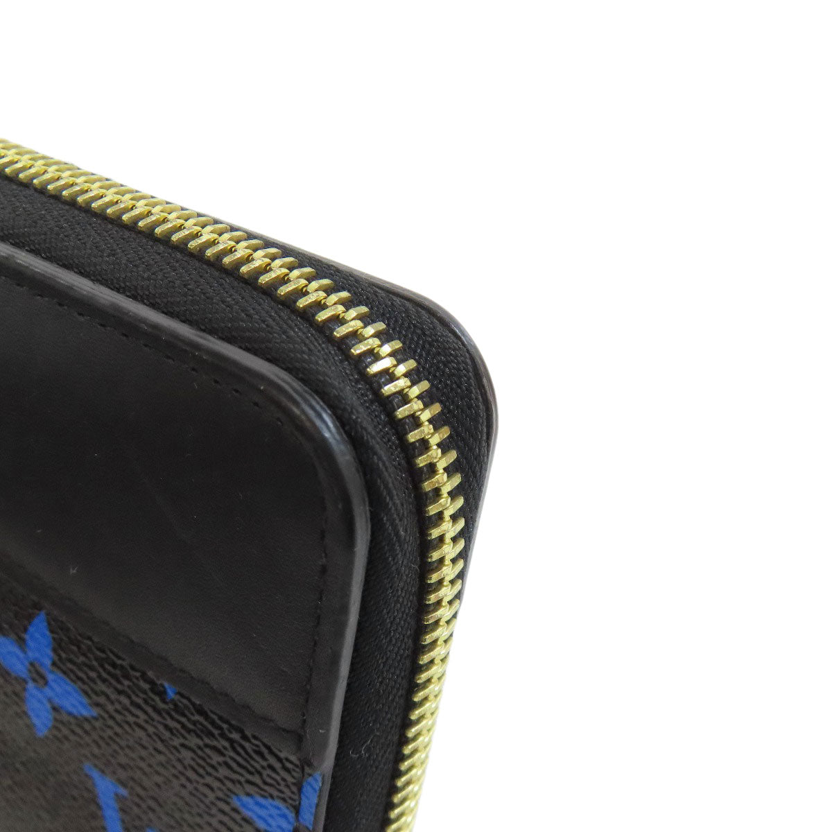 LOUIS VUITTON Long Wallet Purse M67235 Monogram canvas black Zippy wallet mens Used Authentic