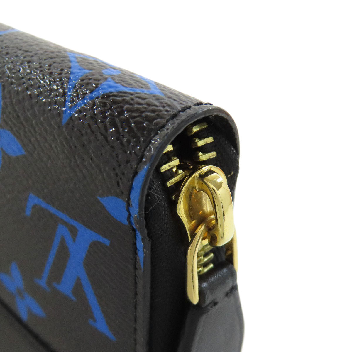 LOUIS VUITTON Long Wallet Purse M67235 Monogram canvas black Zippy wallet mens Used Authentic