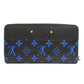 LOUIS VUITTON Long Wallet Purse M67235 Monogram canvas black Zippy wallet mens Used Authentic