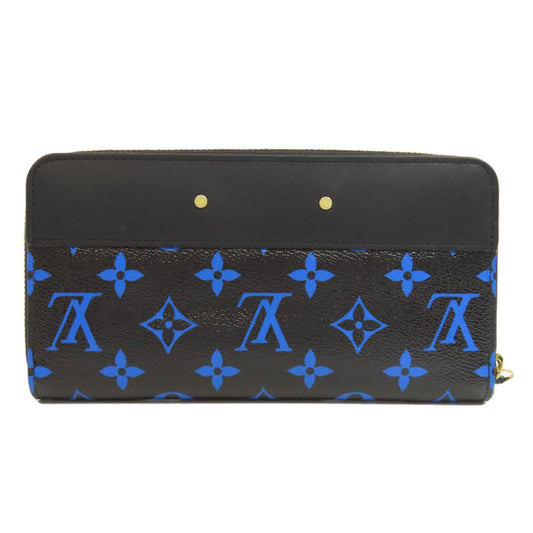 LOUIS VUITTON Long Wallet Purse M67235 Monogram canvas black Zippy wallet mens Used Authentic
