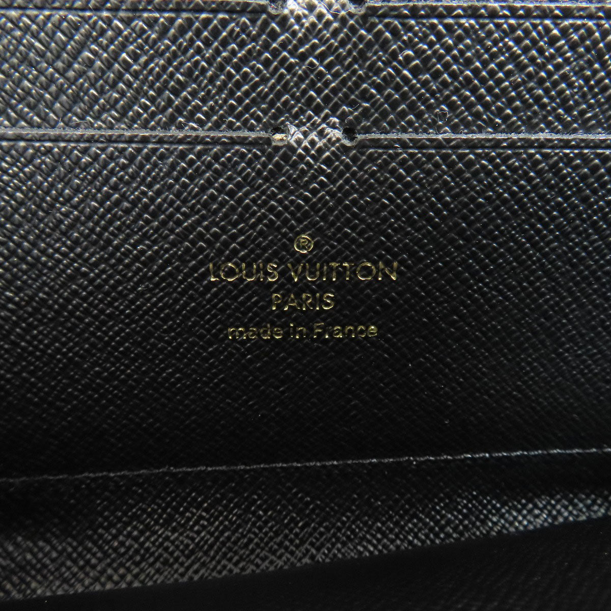 LOUIS VUITTON Long Wallet Purse M67235 Monogram canvas black Zippy wallet mens Used Authentic