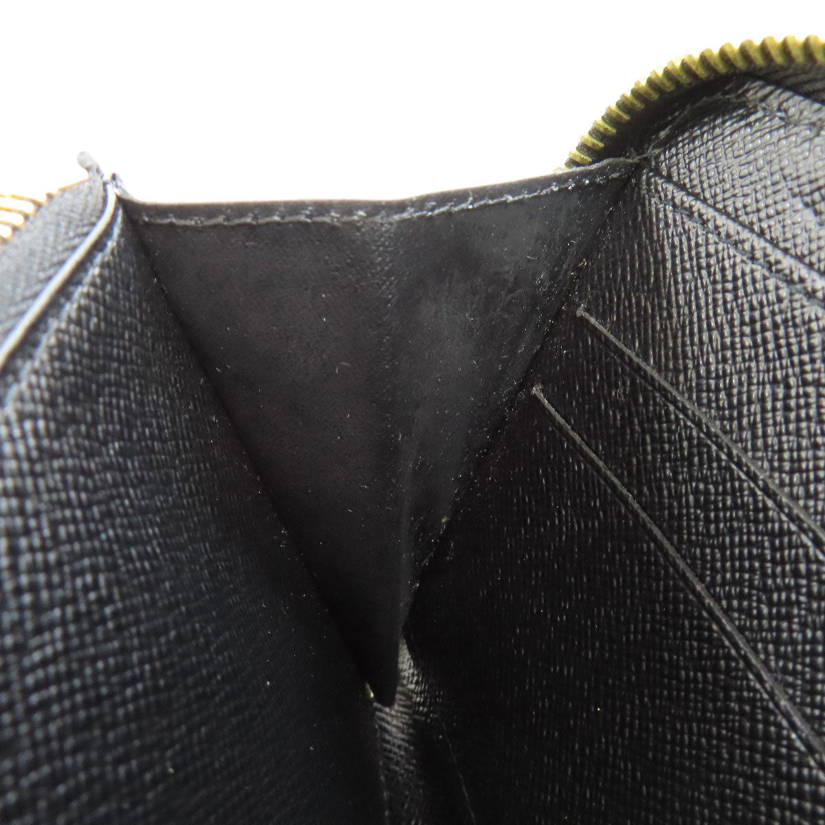 LOUIS VUITTON Long Wallet Purse M67235 Monogram canvas black Zippy wallet mens Used Authentic