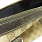 GUCCI Tote Bag 141470 canvas Brown Abbey GG pattern Women Used Authentic