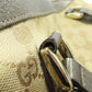 GUCCI Tote Bag 141470 canvas Brown Abbey GG pattern Women Used Authentic