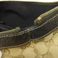 GUCCI Tote Bag 141470 canvas Brown Abbey GG pattern Women Used Authentic