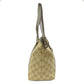 GUCCI Tote Bag 141470 canvas Brown Abbey GG pattern Women Used Authentic