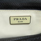 PRADA Tote Bag BR5134 Calfskin white logo Women Used Authentic