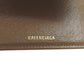 BALENCIAGA Bifold Wallet 594312 PVC Brown BB Tri-fold Wallet Women(Unisex) Used Authentic