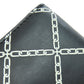 BURBERRY Long Wallet Purse leather black Chain motif Women(Unisex) Used Authentic