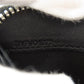BURBERRY Long Wallet Purse leather black Chain motif Women(Unisex) Used Authentic