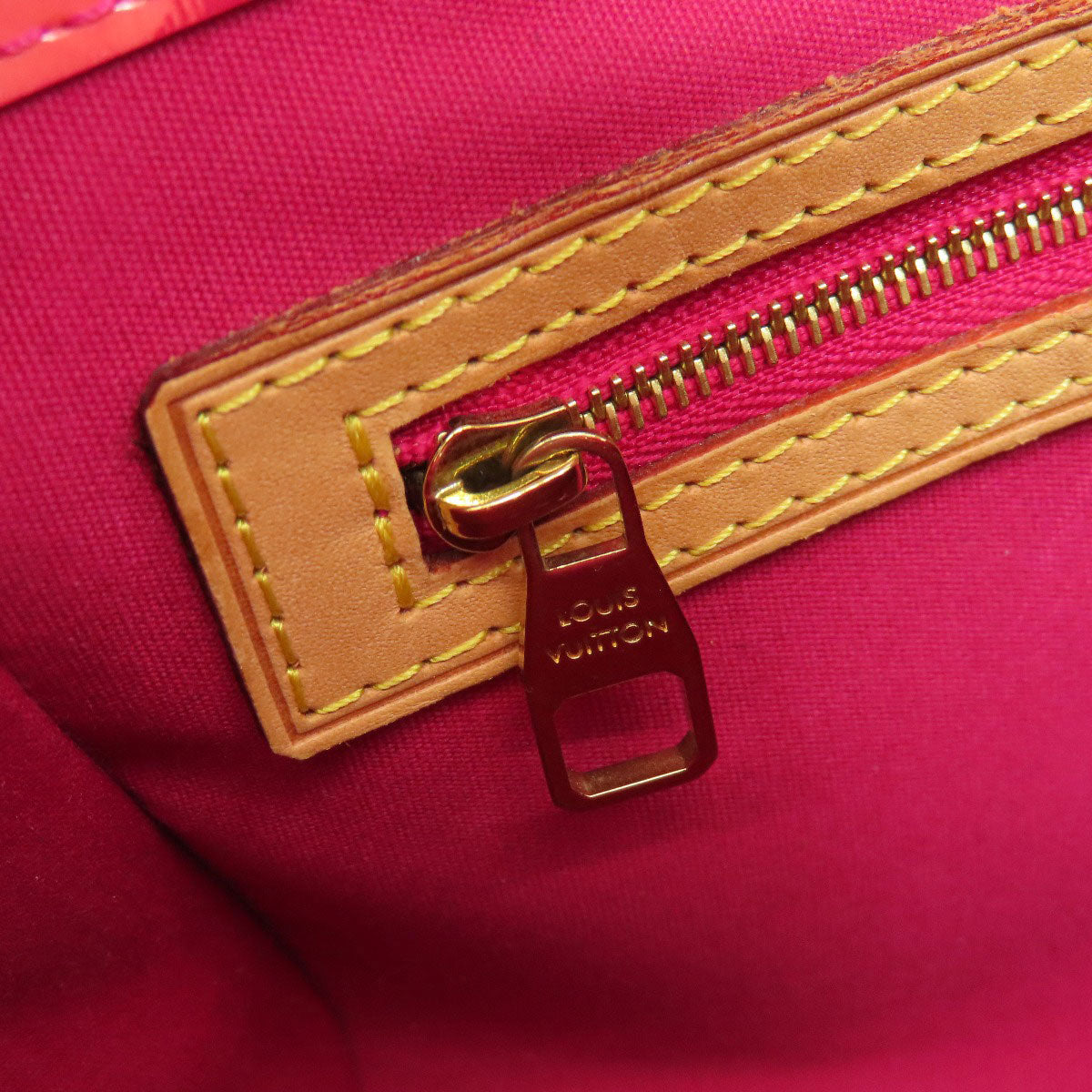 LOUIS VUITTON Handbag M90039 Vernis pink Catalina BB Women Used Authentic