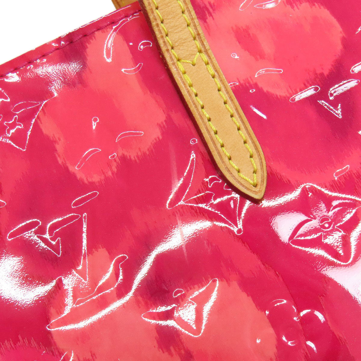 LOUIS VUITTON Handbag M90039 Vernis pink Catalina BB Women Used Authentic