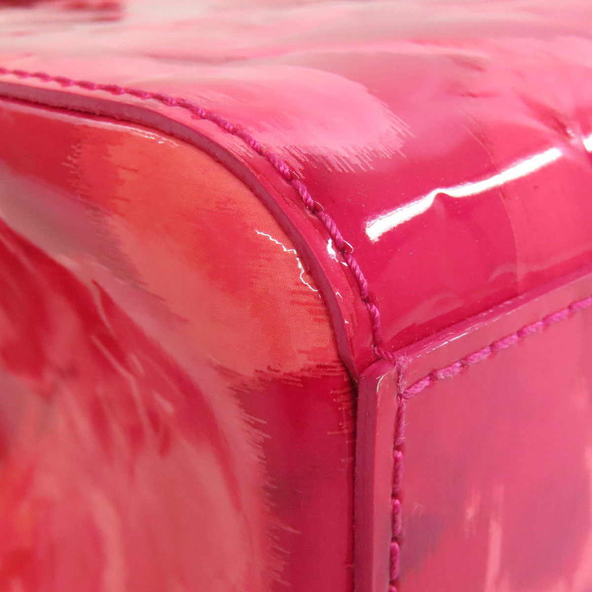LOUIS VUITTON Handbag M90039 Vernis pink Catalina BB Women Used Authentic