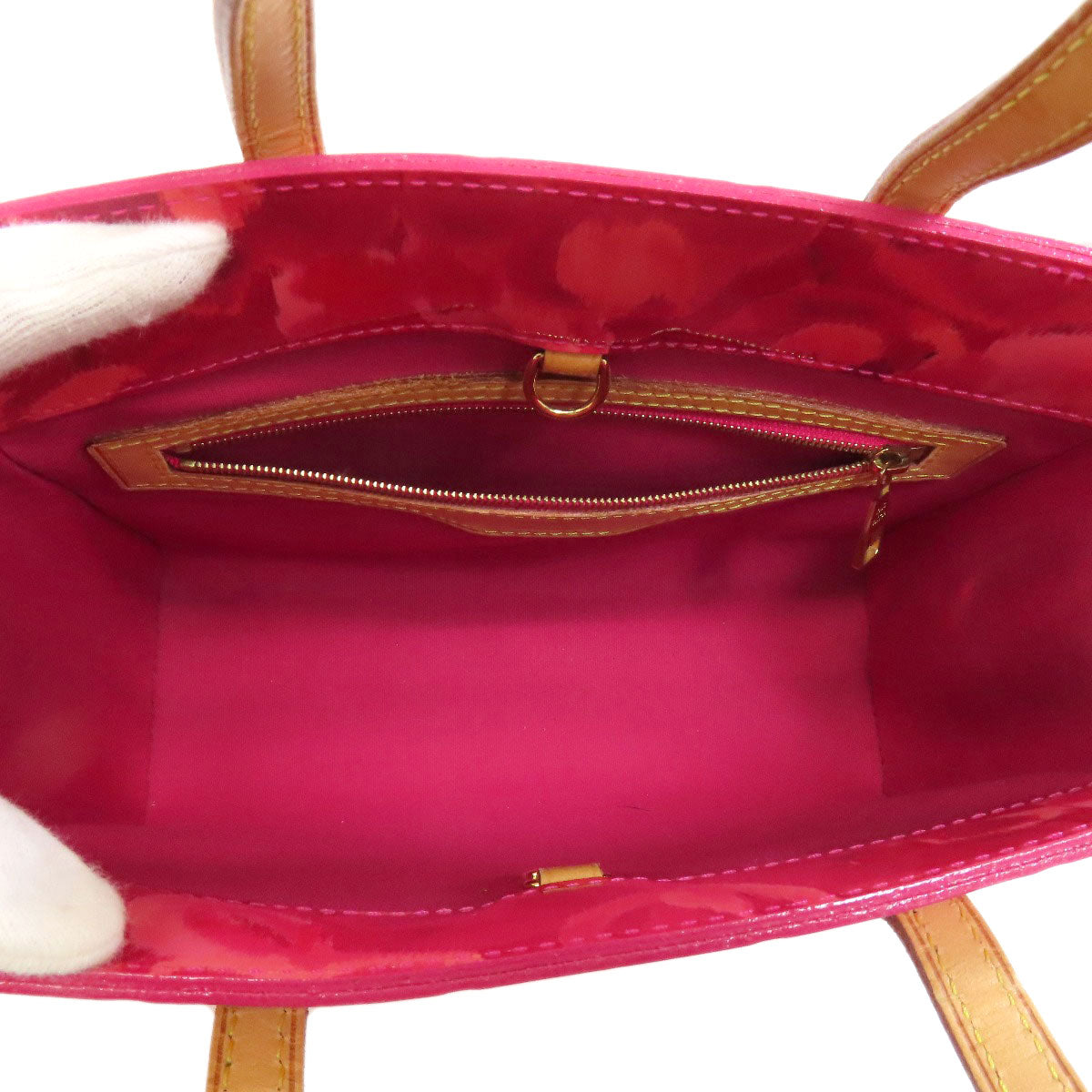 LOUIS VUITTON Handbag M90039 Vernis pink Catalina BB Women Used Authentic