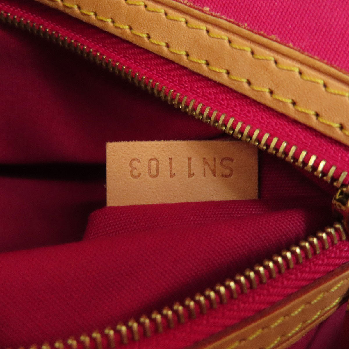 LOUIS VUITTON Handbag M90039 Vernis pink Catalina BB Women Used Authentic
