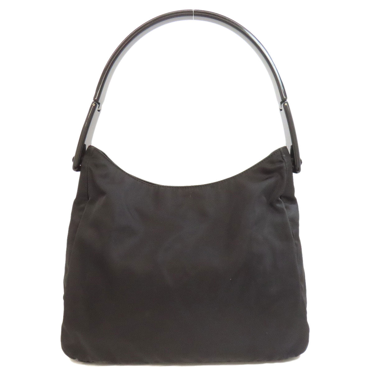 PRADA Handbag B8172 Nylon black logo Women Used Authentic