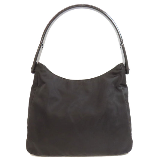 PRADA Handbag B8172 Nylon black logo Women Used Authentic