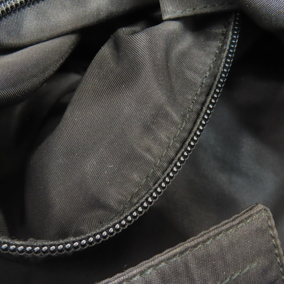 PRADA Handbag B8172 Nylon black logo Women Used Authentic