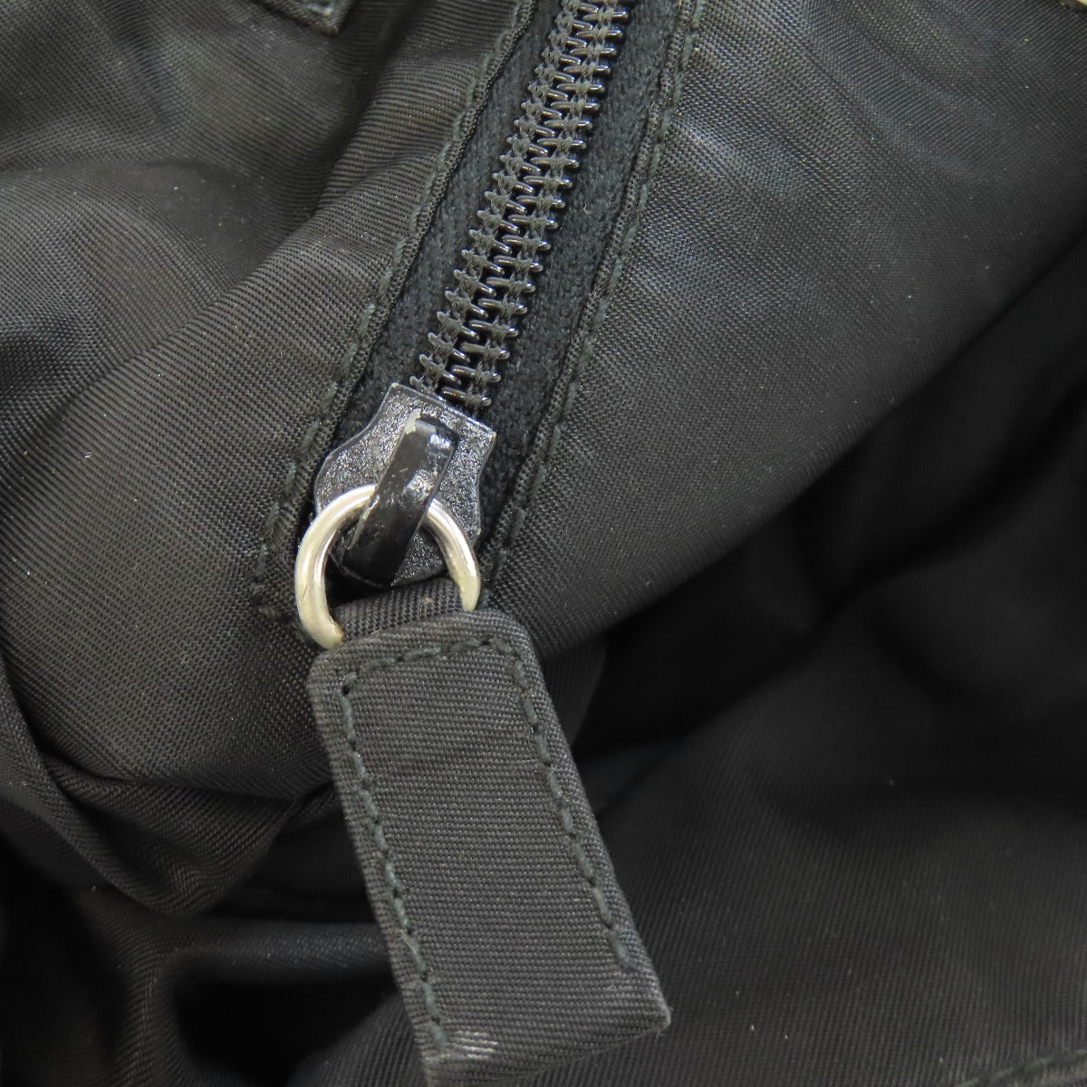 PRADA Handbag B8172 Nylon black logo Women Used Authentic