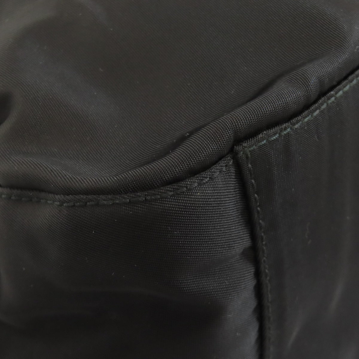 PRADA Handbag B8172 Nylon black logo Women Used Authentic