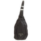 PRADA Handbag B8172 Nylon black logo Women Used Authentic