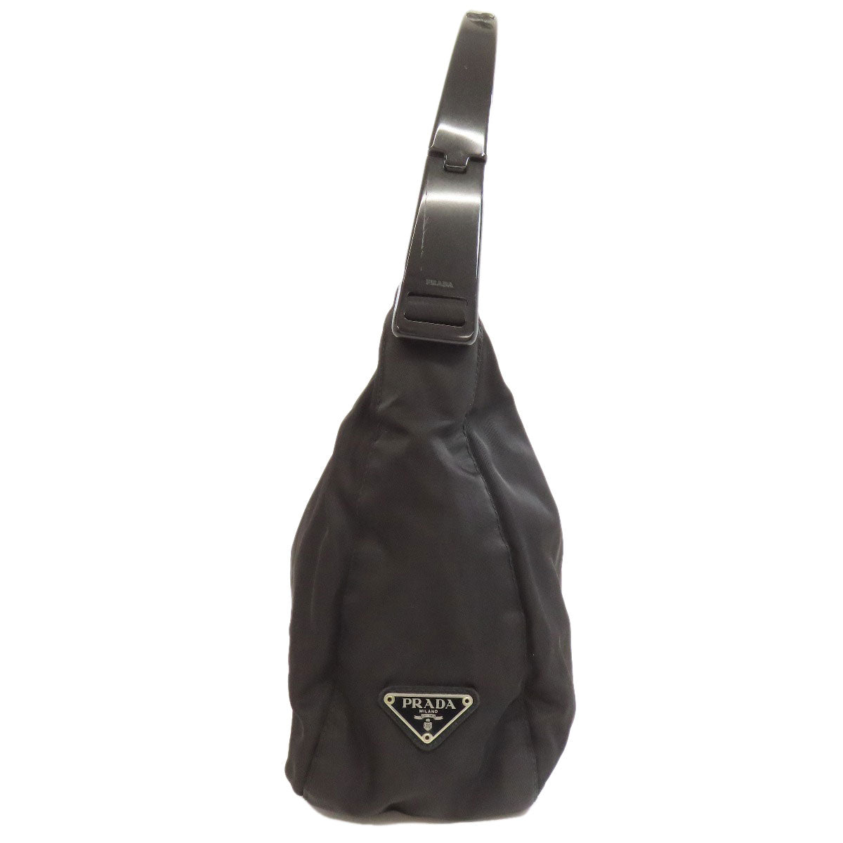 PRADA Handbag B8172 Nylon black logo Women Used Authentic