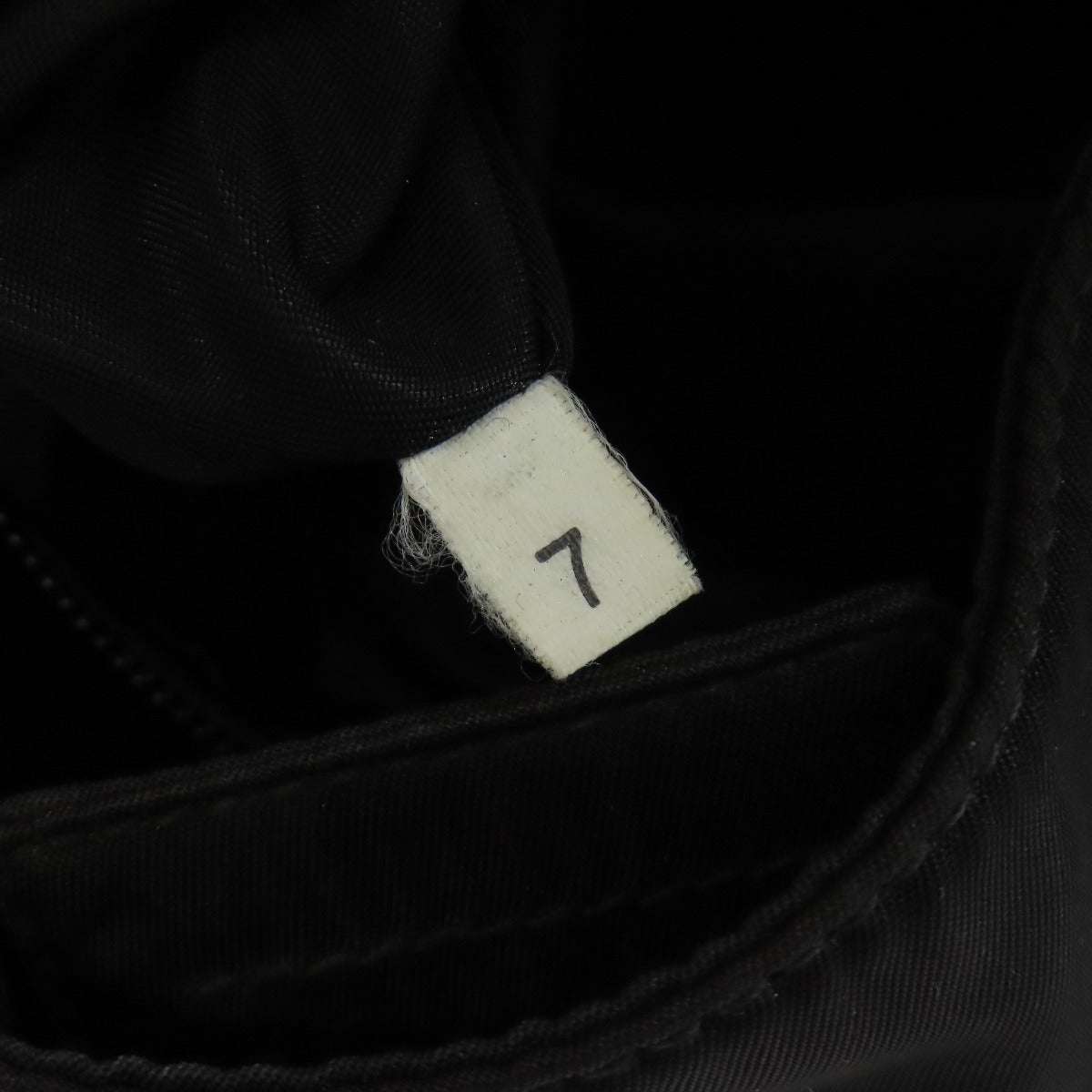 PRADA Handbag B8172 Nylon black logo Women Used Authentic