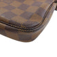 LOUIS VUITTON Accessory pouch N58009 Damier canvas Brown Mini Pochette Accessoires Women Used Authentic