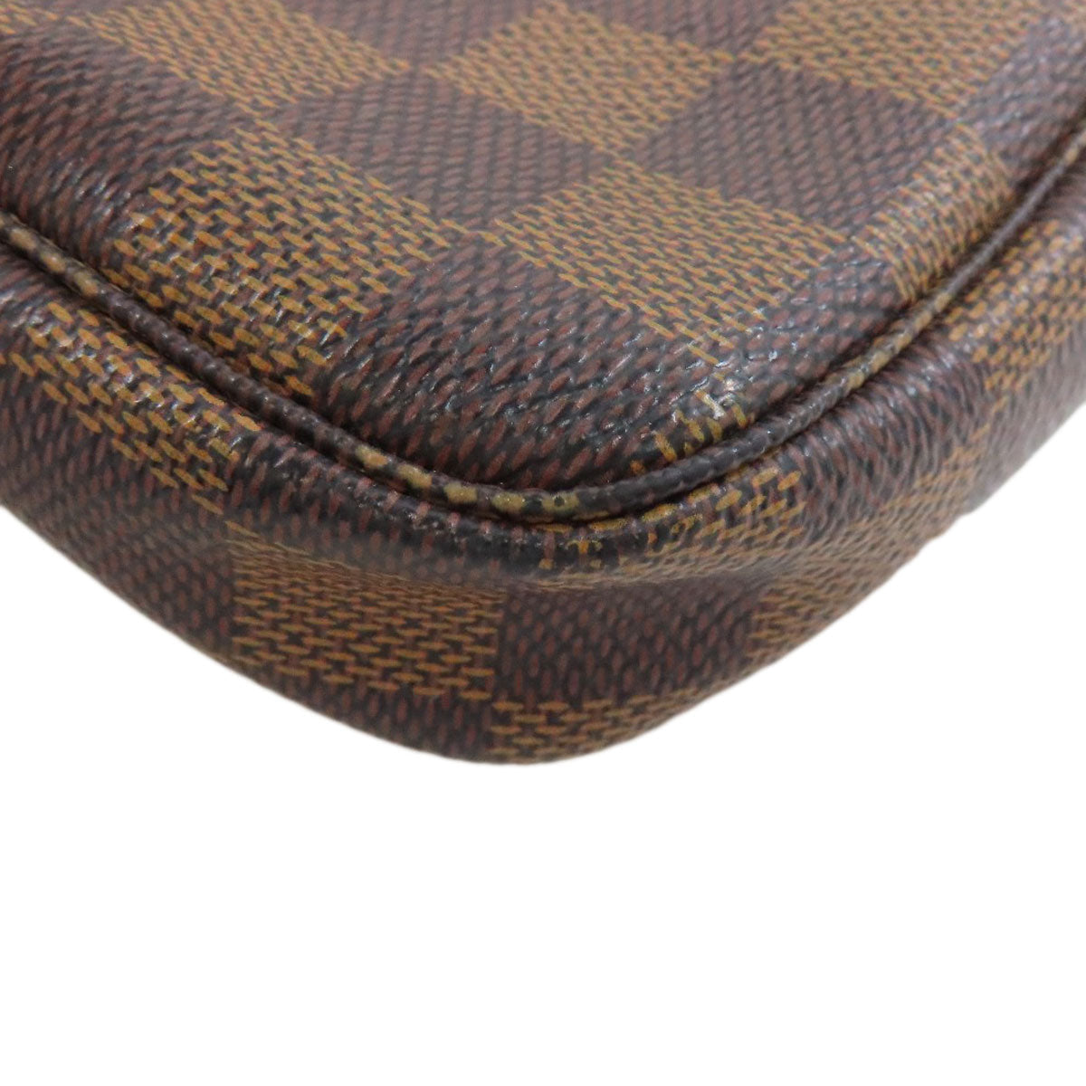 LOUIS VUITTON Accessory pouch N58009 Damier canvas Brown Mini Pochette Accessoires Women Used Authentic