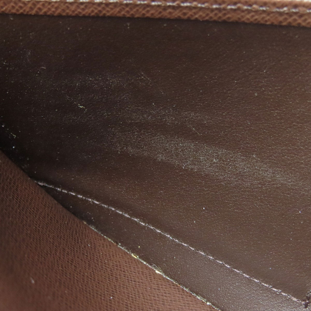 LOUIS VUITTON Bifold Wallet N60011 Damier canvas Brown Portefeuille Florin Women Used Authentic