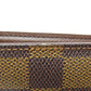 LOUIS VUITTON Bifold Wallet N60011 Damier canvas Brown Portefeuille Florin Women Used Authentic